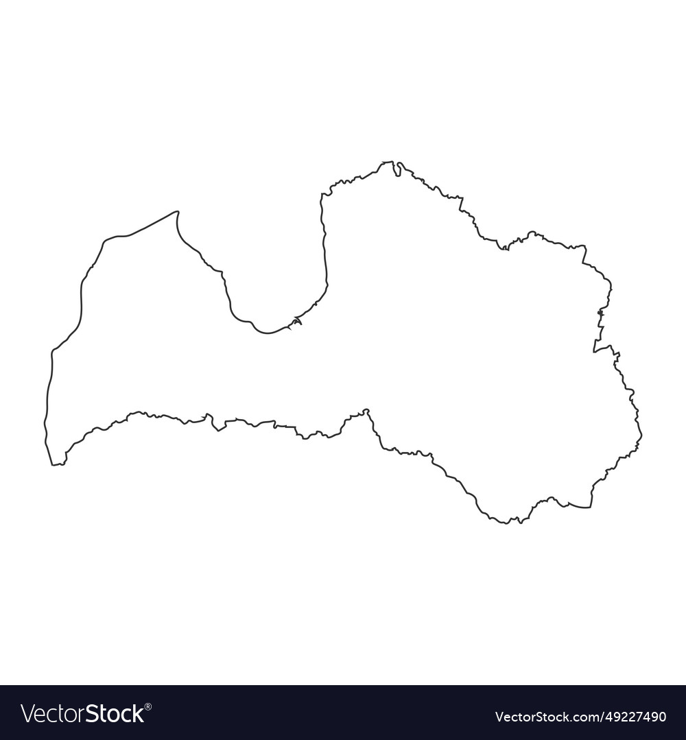 Latvia map icon