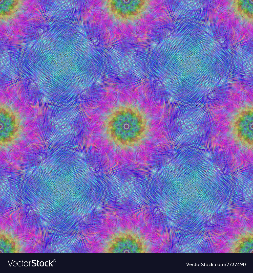 Seamless vibrant fractal pattern background