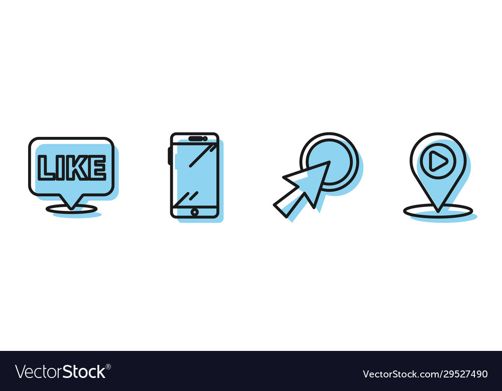 Set line arrow cursor like in speech bubble
