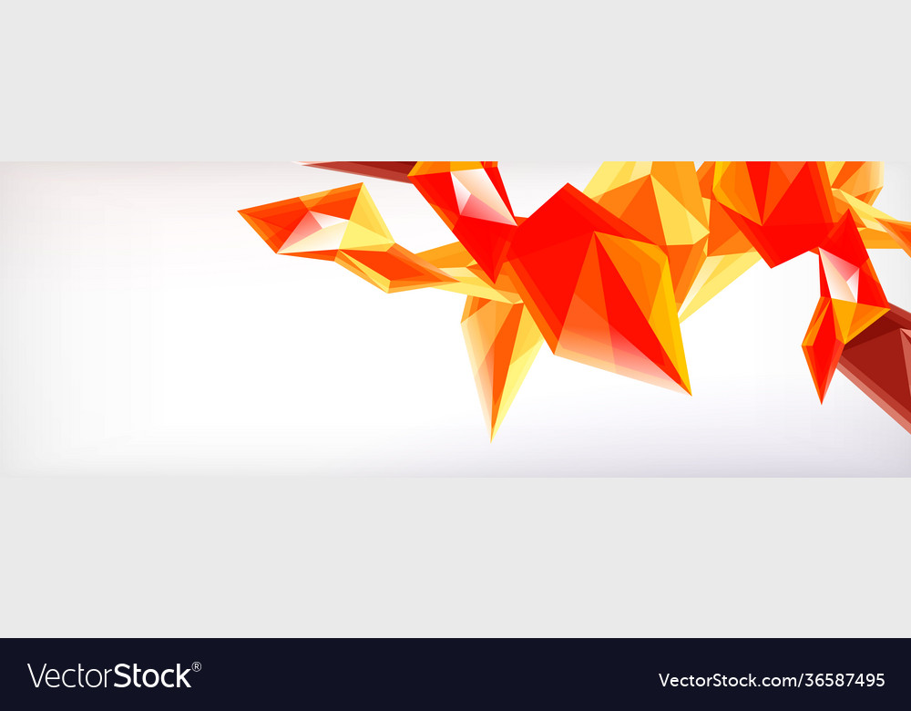 3d triangles and pyramids abstract