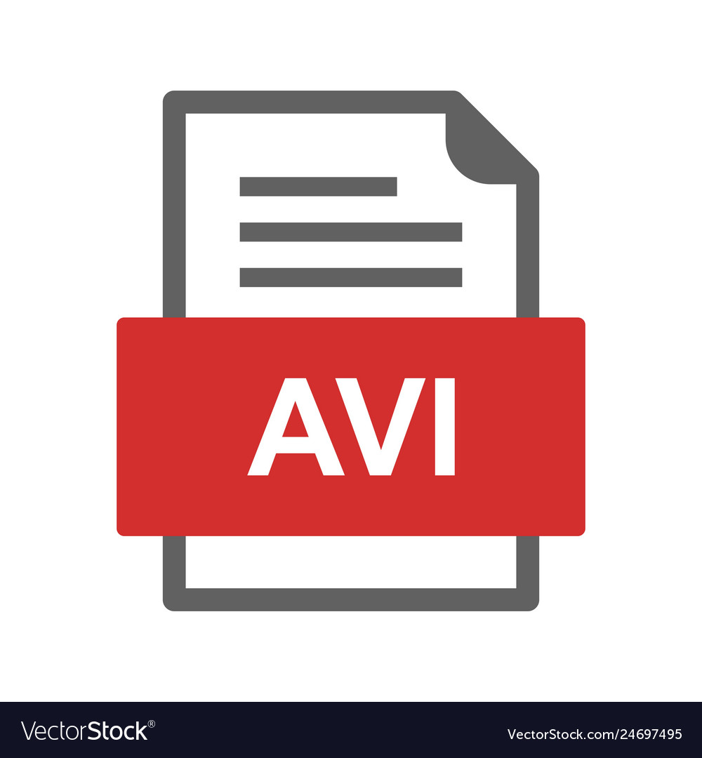 Avi file document icon