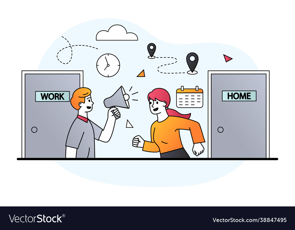 Businessman return to work concept