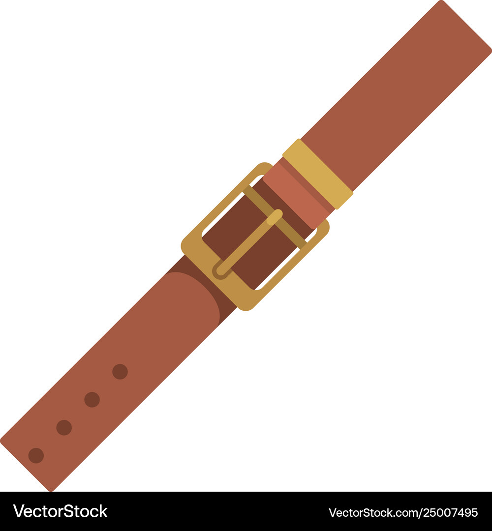 Masculine elegant belt icon Royalty Free Vector Image