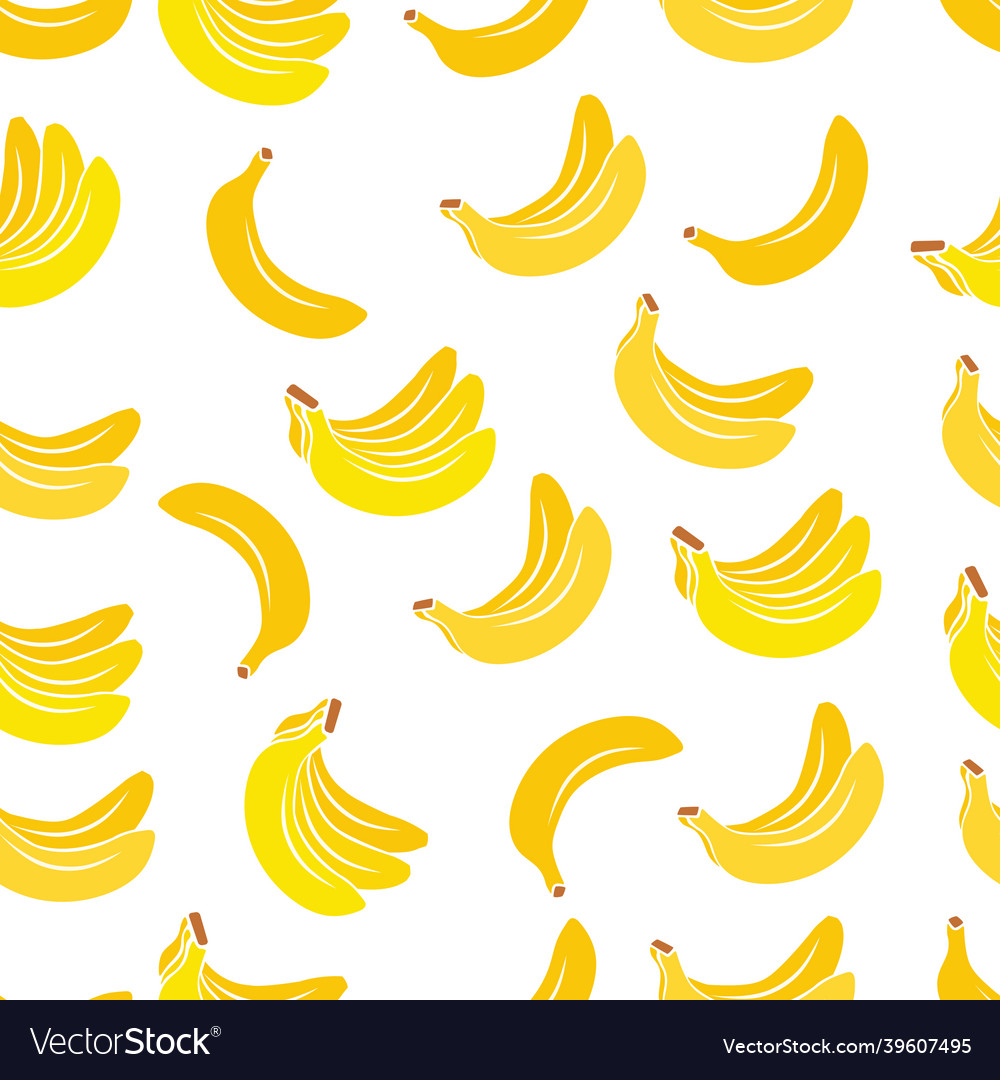 Seamless with banana pattern