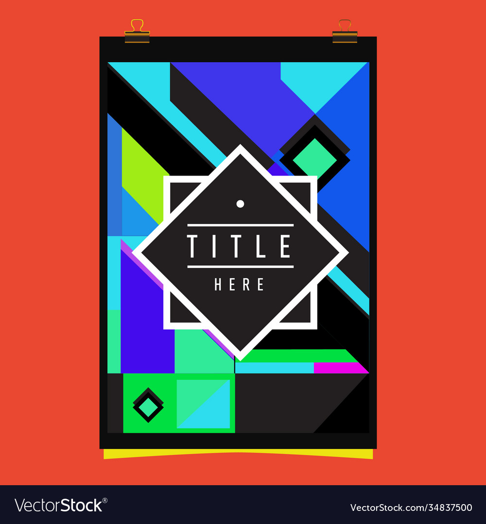 Abstract colorful geometric pattern background