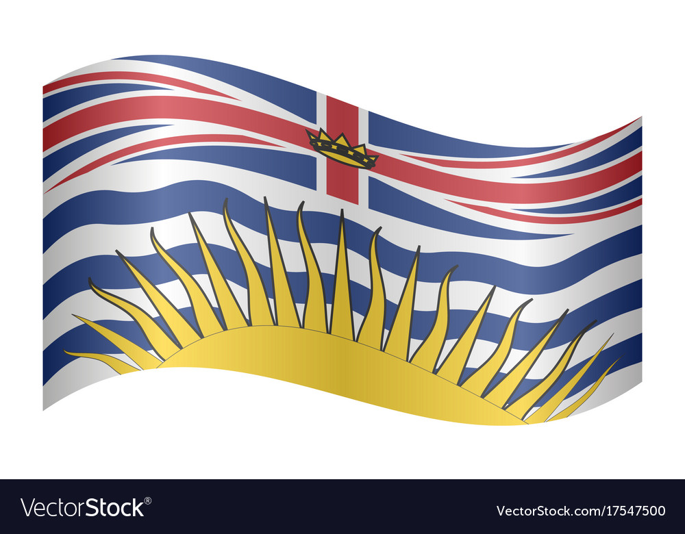 British Columbia Flag Waving