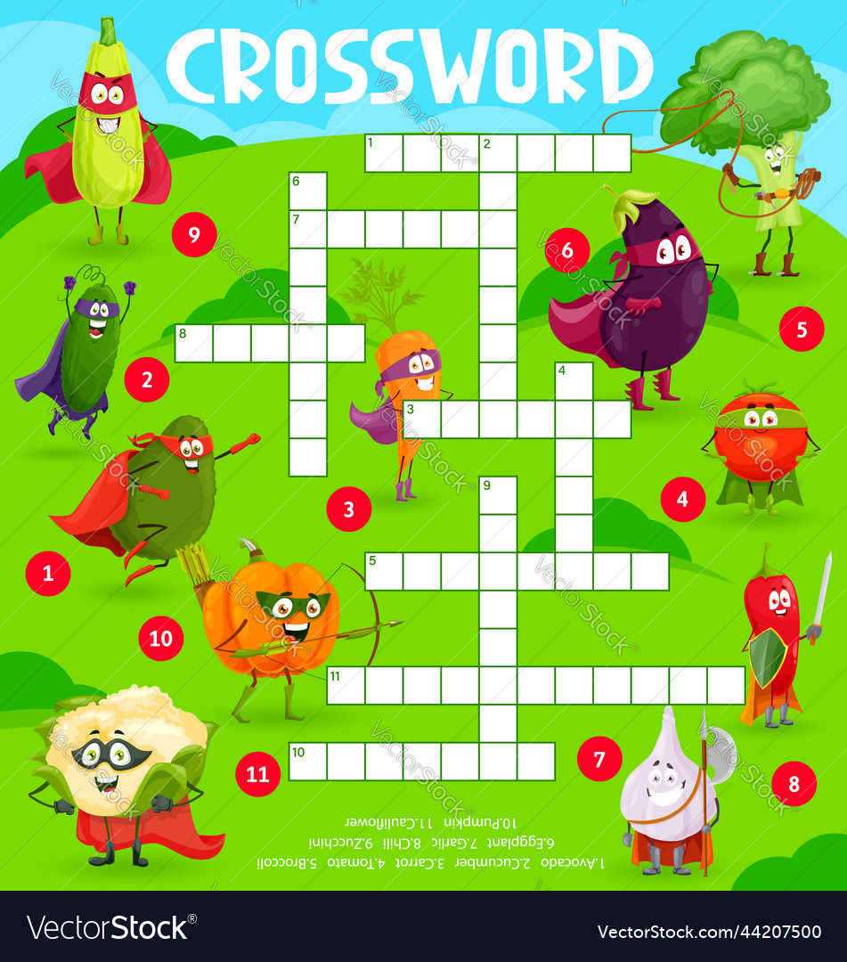 Chess Crossword For Kids Childrens Smart Game With Cartoon