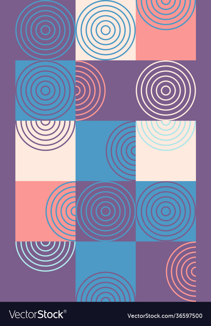 Circular abstract pattern design vector image Circular abstract pattern design