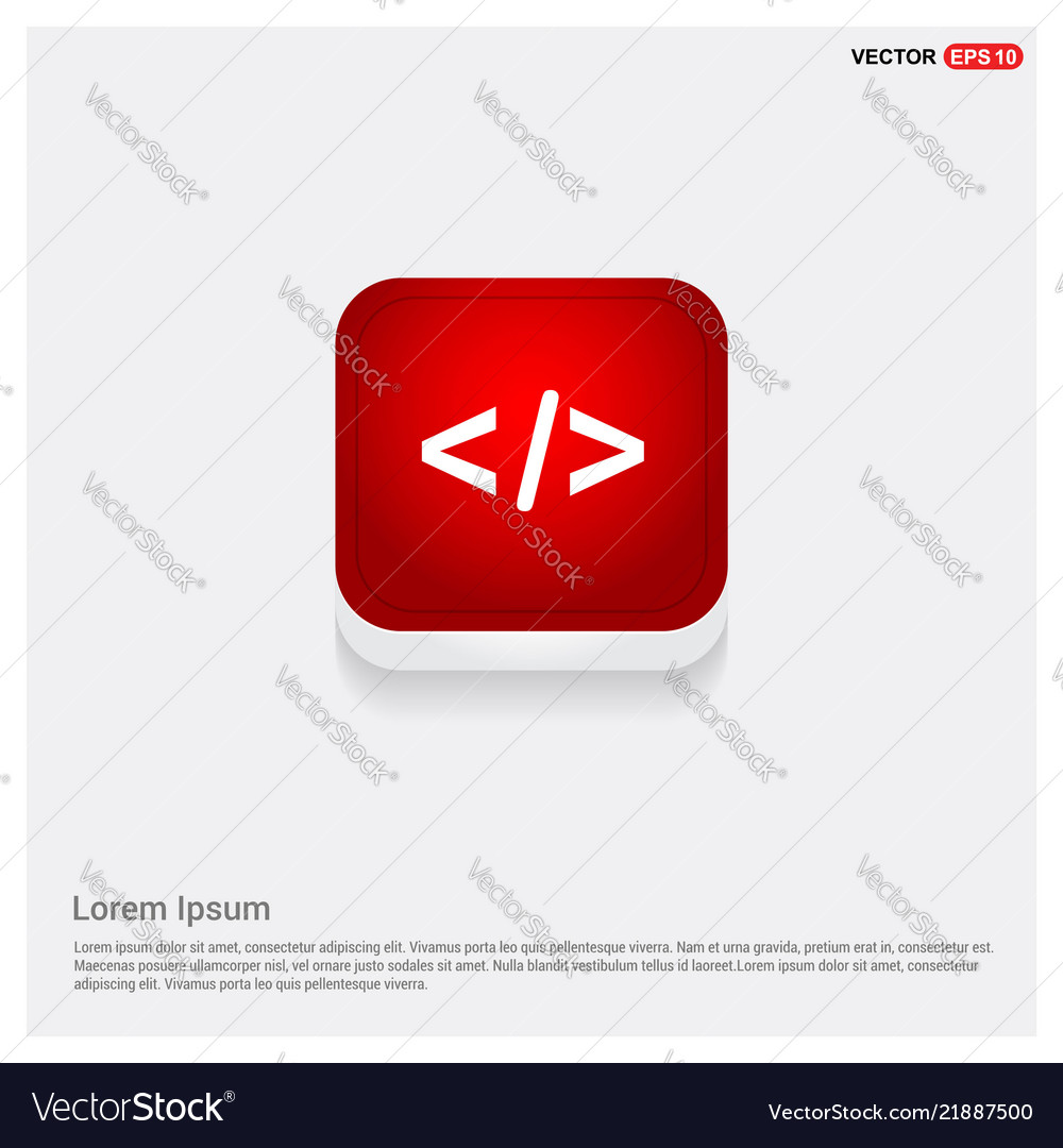 Code icon vector image Code icon