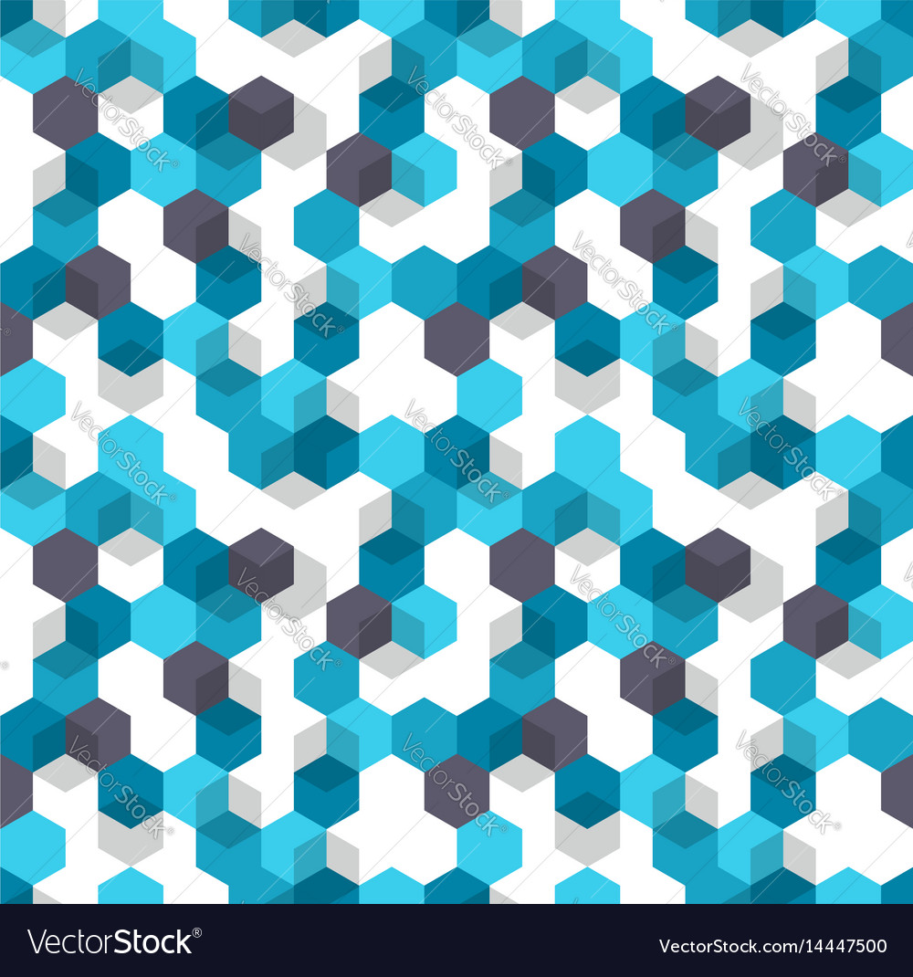 Honeycomb background seamless pattern Royalty Free Vector