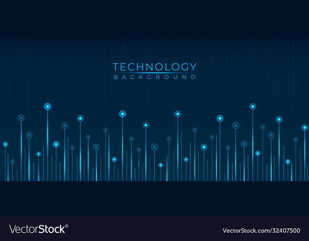 Technology line pattern data flow blue color glow