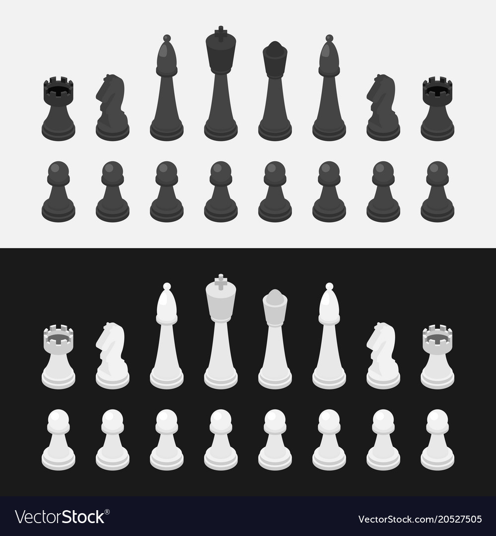 Set of chess pieces Stock Vector by ©marina_ua 56897557