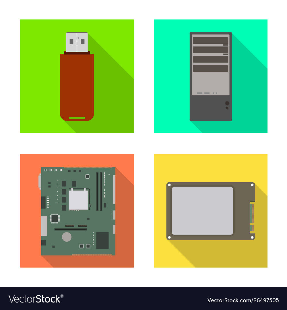 Isolated object accessories and device icon Vector Image Isolated object accessories and device icon