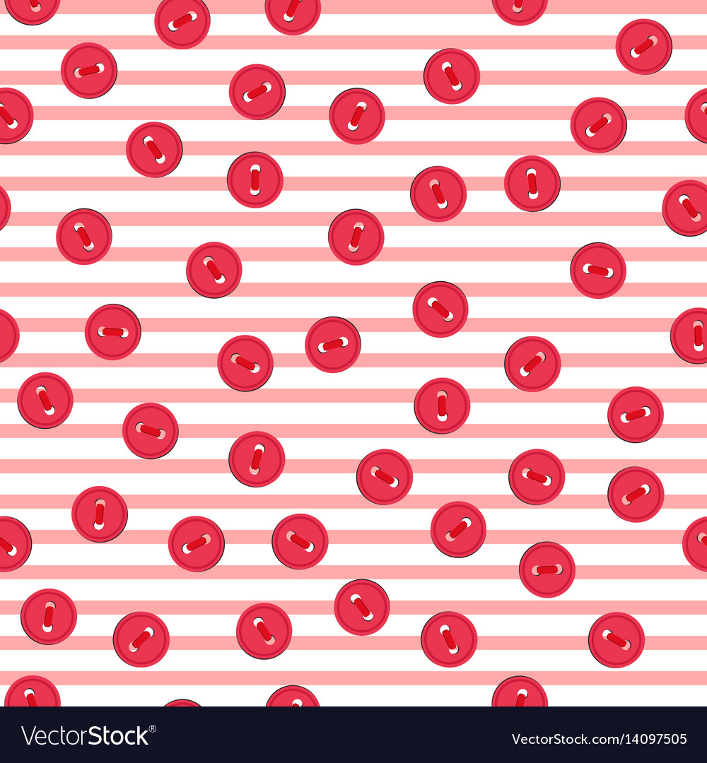 Seamless pattern with colorful red buttons