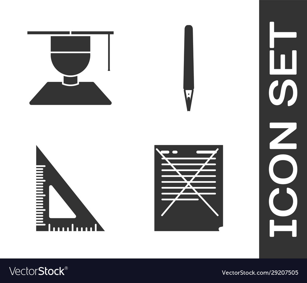 Set exam paper with incorrect answers survey vector image Set exam paper with incorrect answers survey