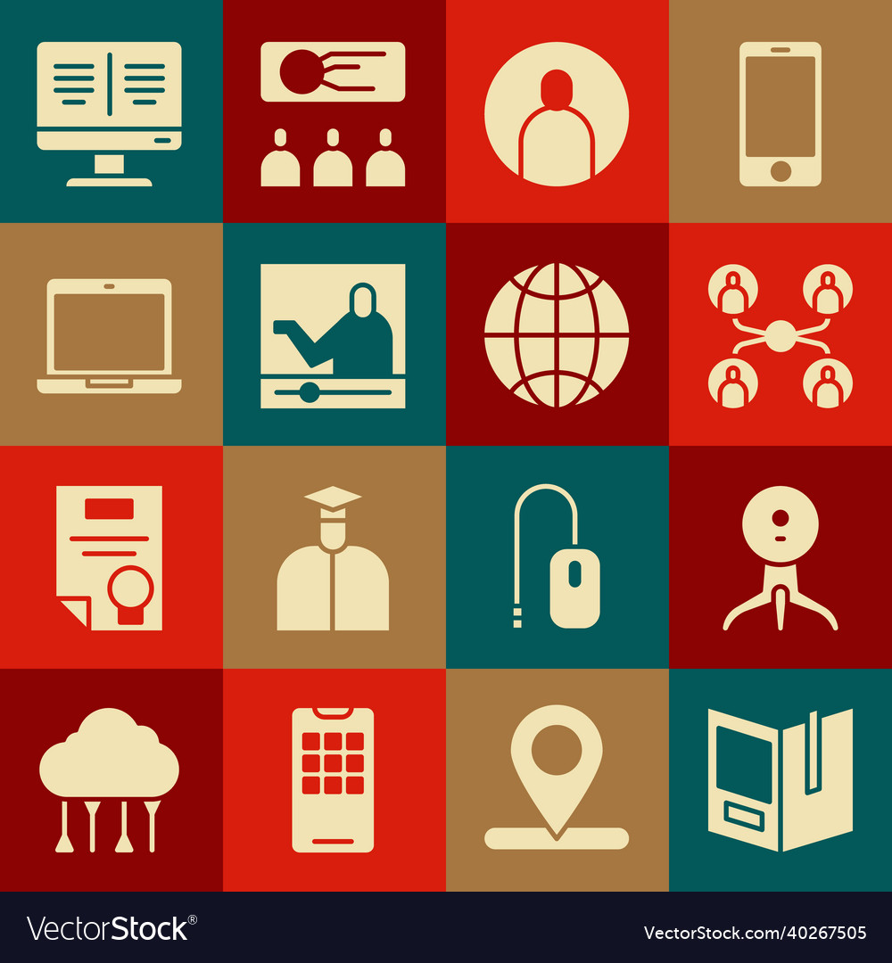 Set open book web camera online class create