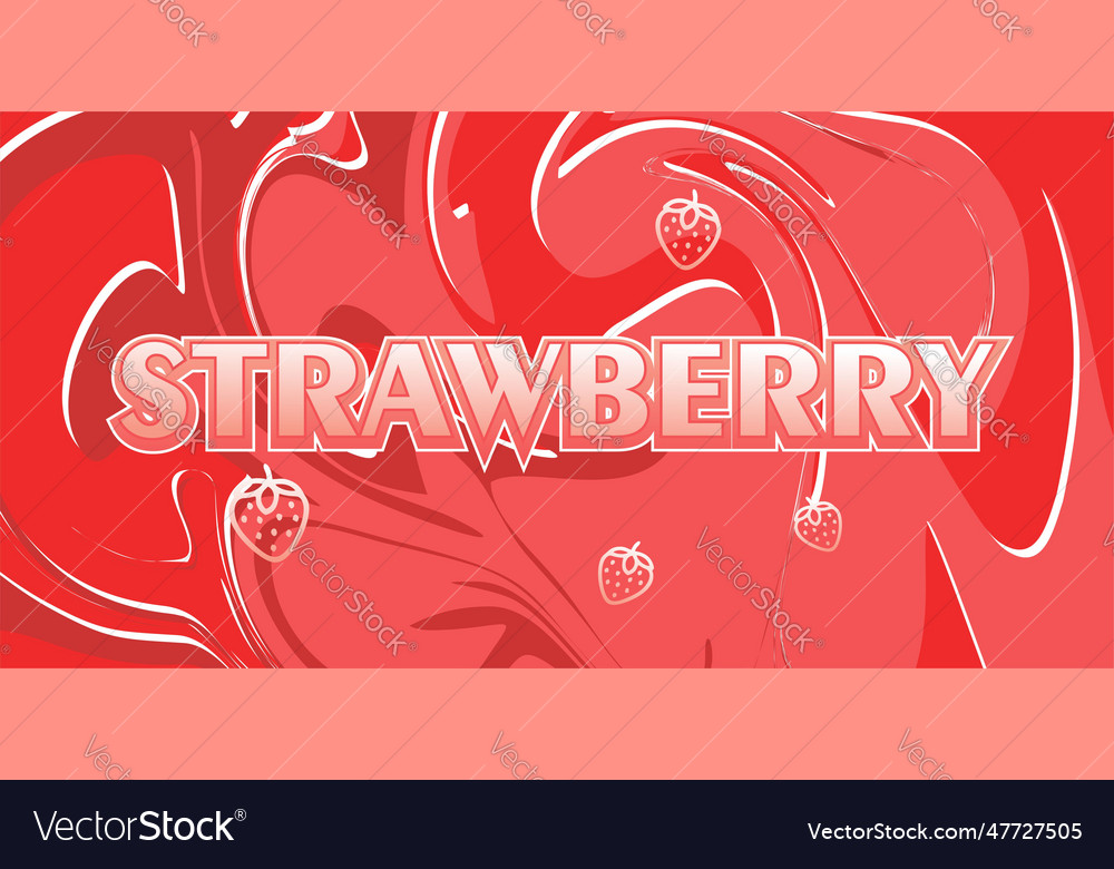 Strawberry text effect