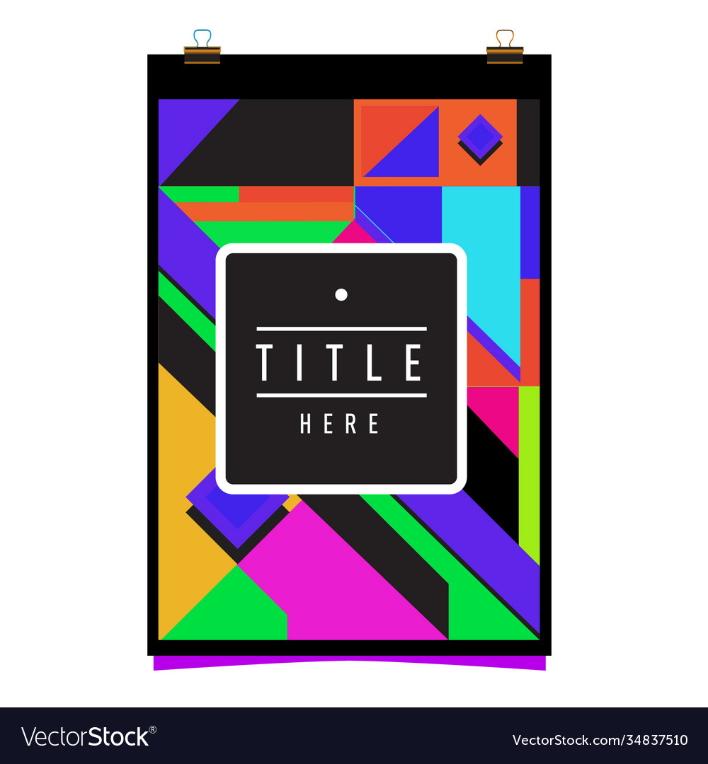 Abstract colorful geometric pattern background