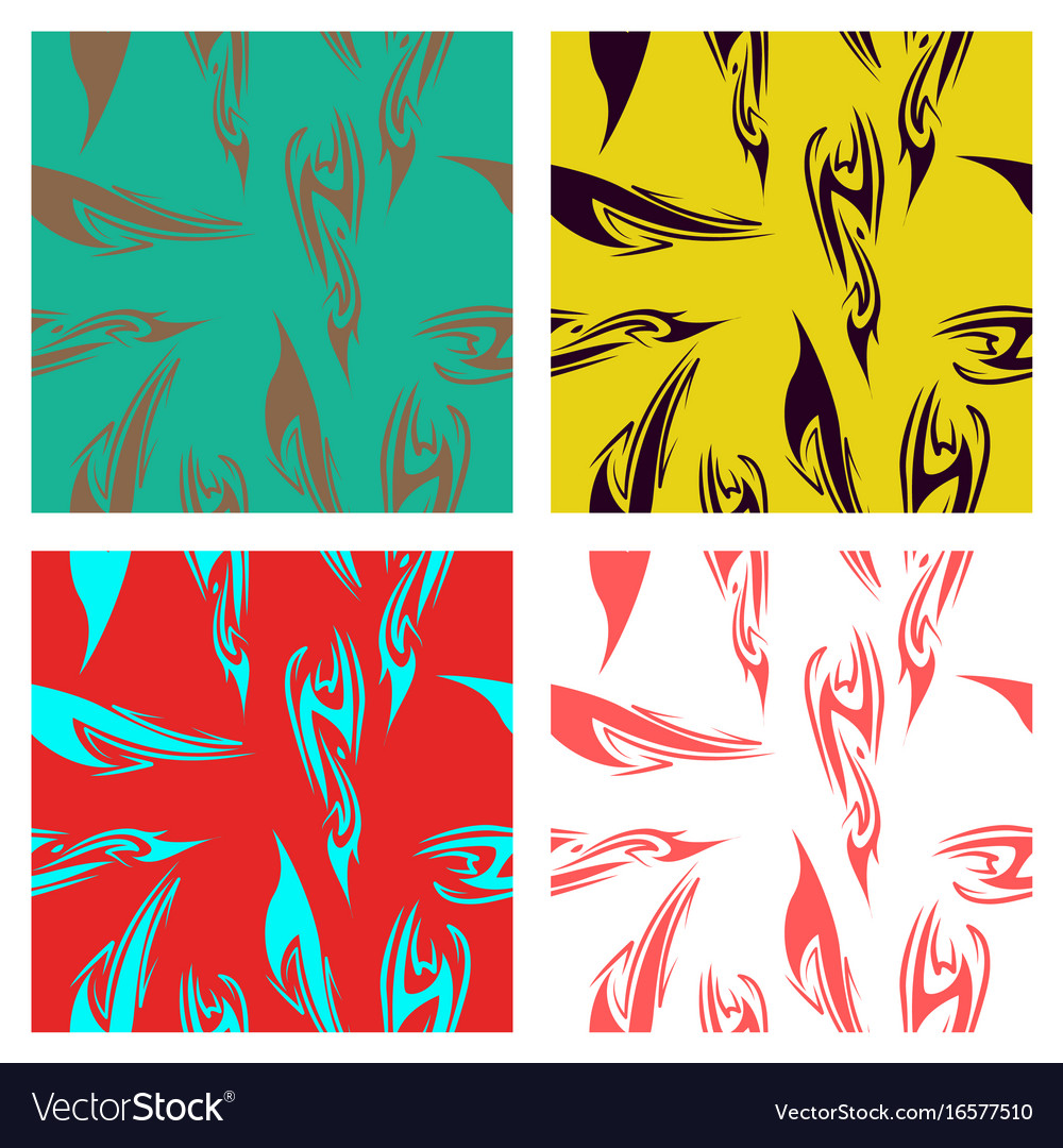 Assembly of patterns in striped style