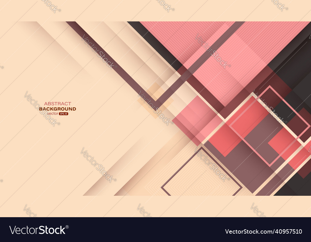 Geometric shapes abstract background with line vector image Geometric shapes abstract background with line