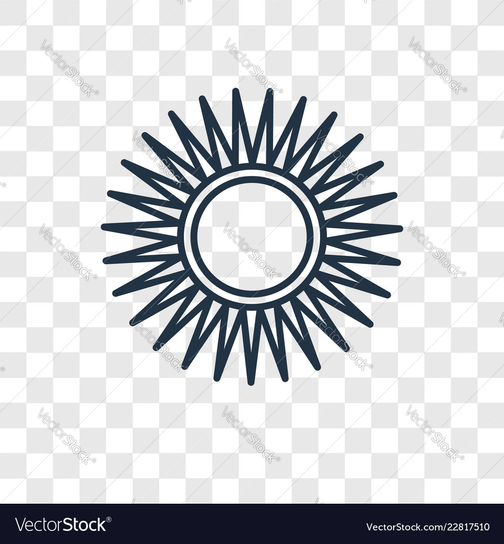 Sun Icon - Transparent Background