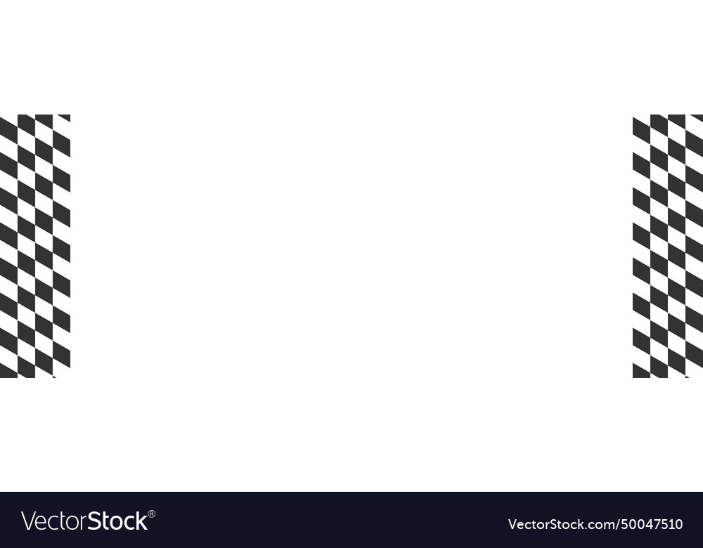 Vertical race flags background with copyspace vector image Vertical race flags background with copyspace