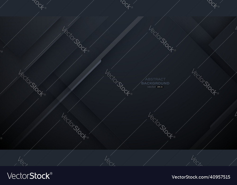 Abstract black background with lines and shadow vector image Abstract black background with lines and shadow