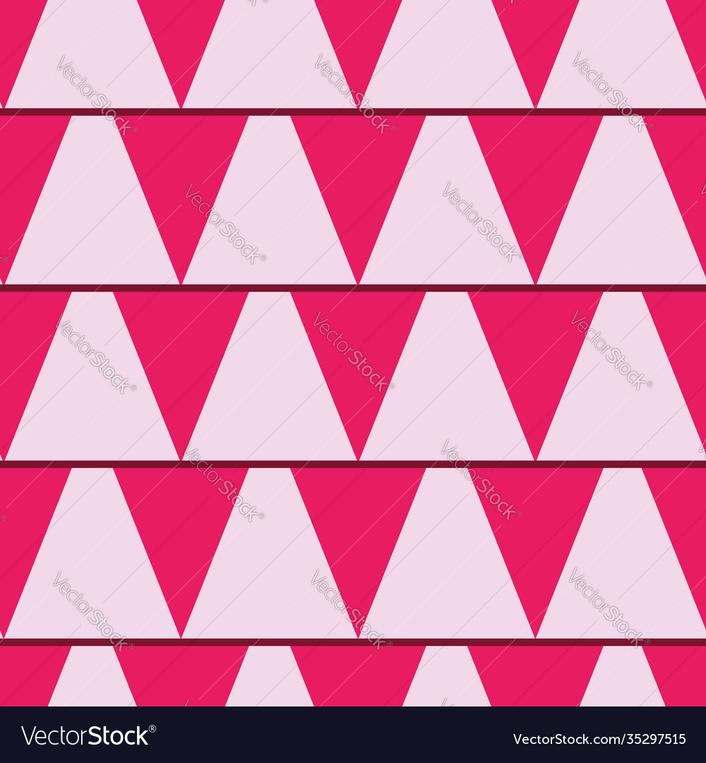 Fuchsia and pink flags repeat pattern print Vector Image Fuchsia and pink flags repeat pattern print