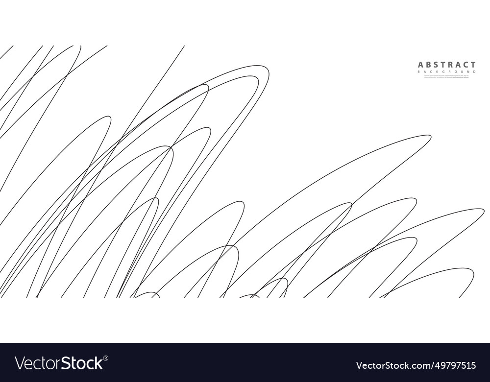 Hand drawn lines abstract pattern wave simple Vector Image Hand drawn lines abstract pattern wave simple