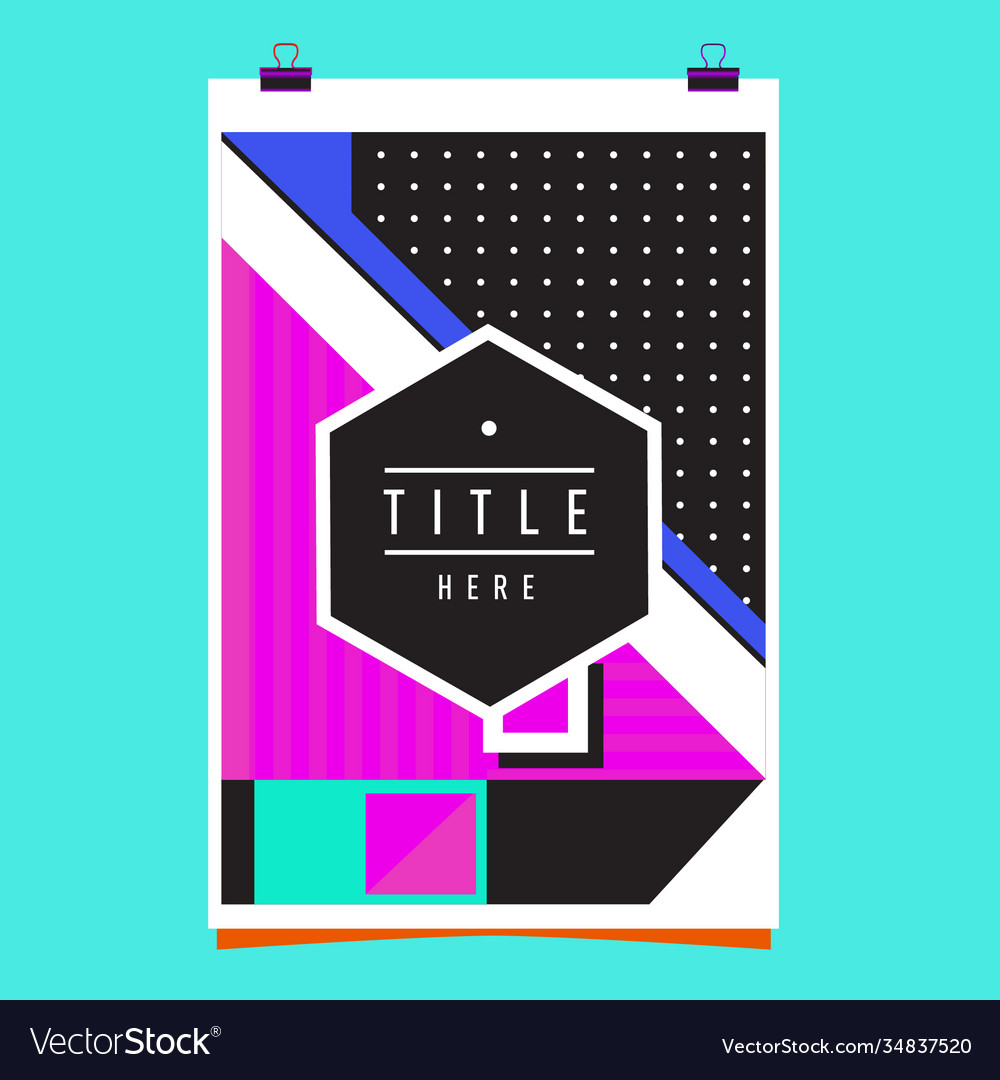 Abstract colorful geometric pattern background
