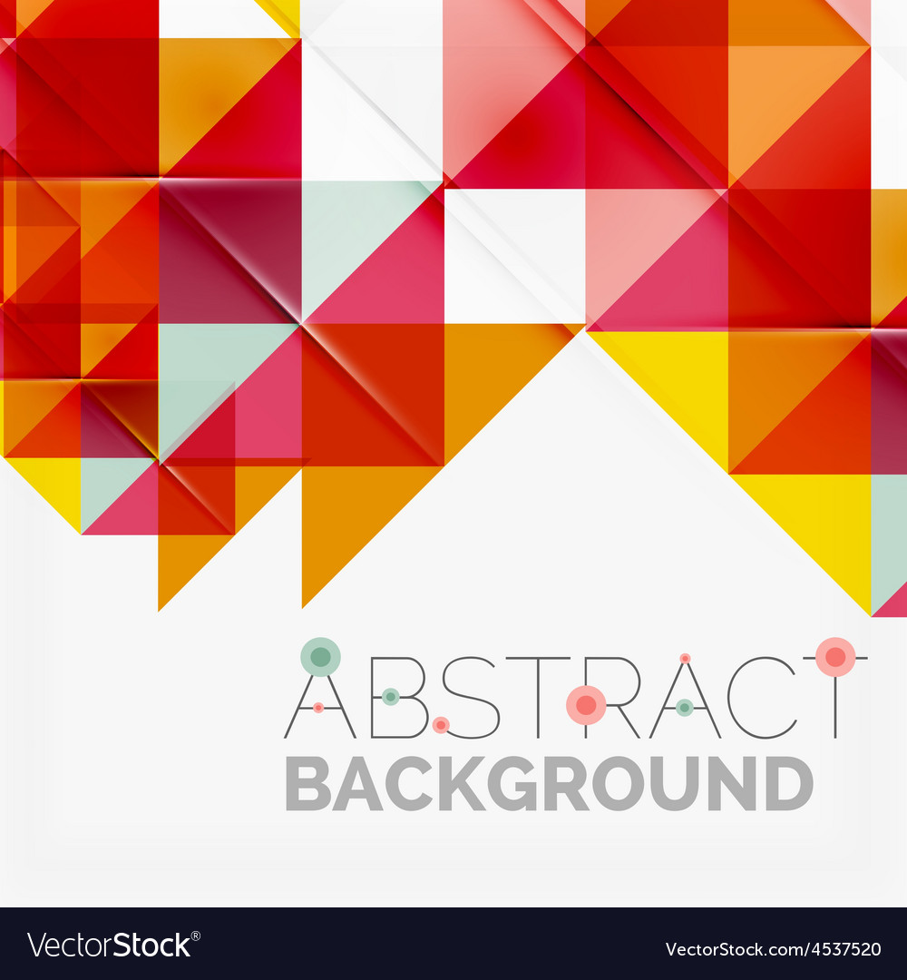 Abstract geometric background modern overlapping Vector Image