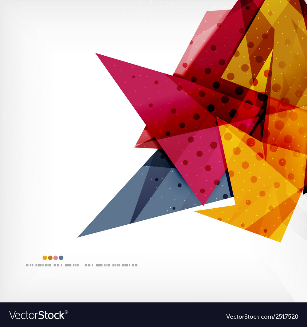 Abstract sharp angles background Royalty Free Vector Image