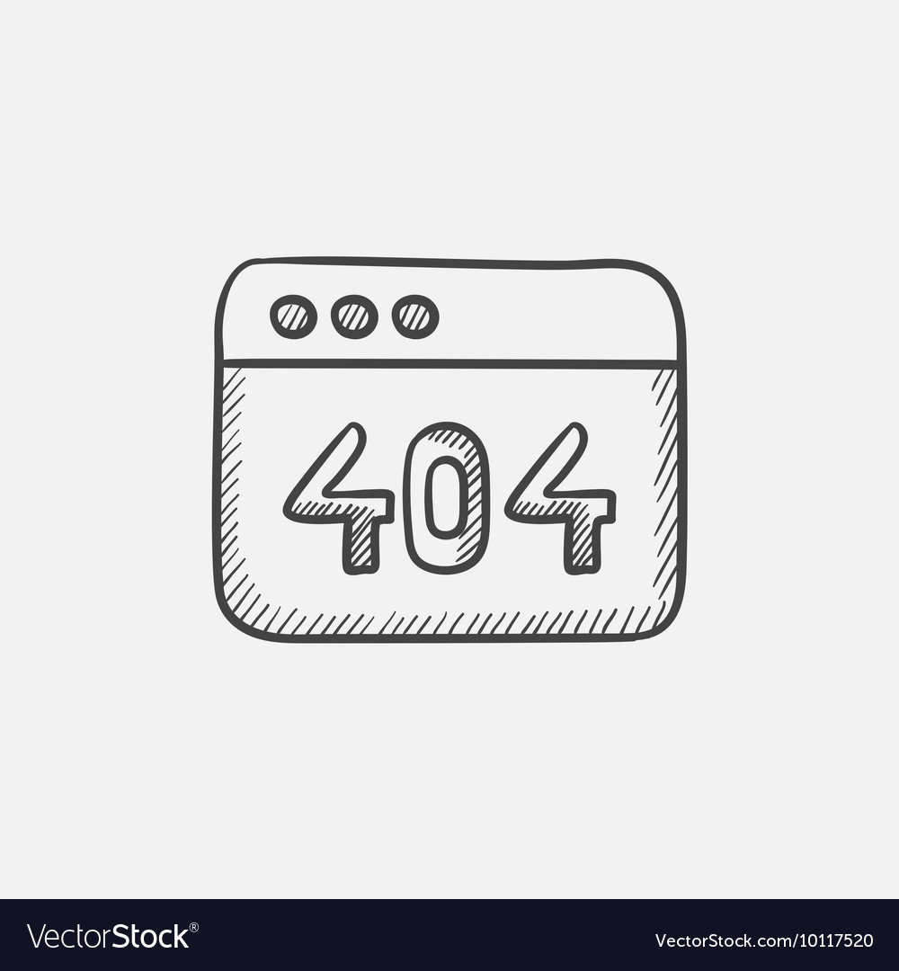 Browser window with the inscription 404 error