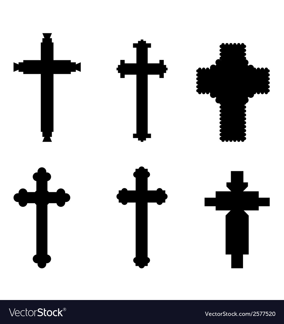 Crosses Royalty Free Vector Image - VectorStock