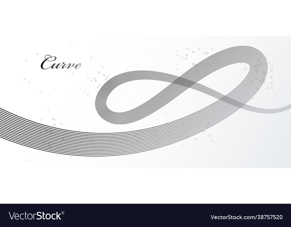 Grey 3d lines in motion dimensional abstract vector image Grey 3d lines in motion dimensional abstract