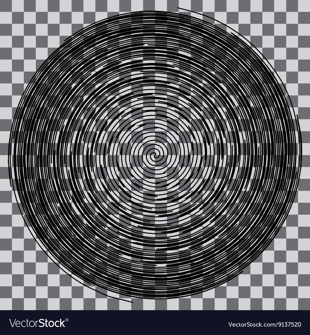 Hypnotic fascinating abstract image Royalty Free Vector