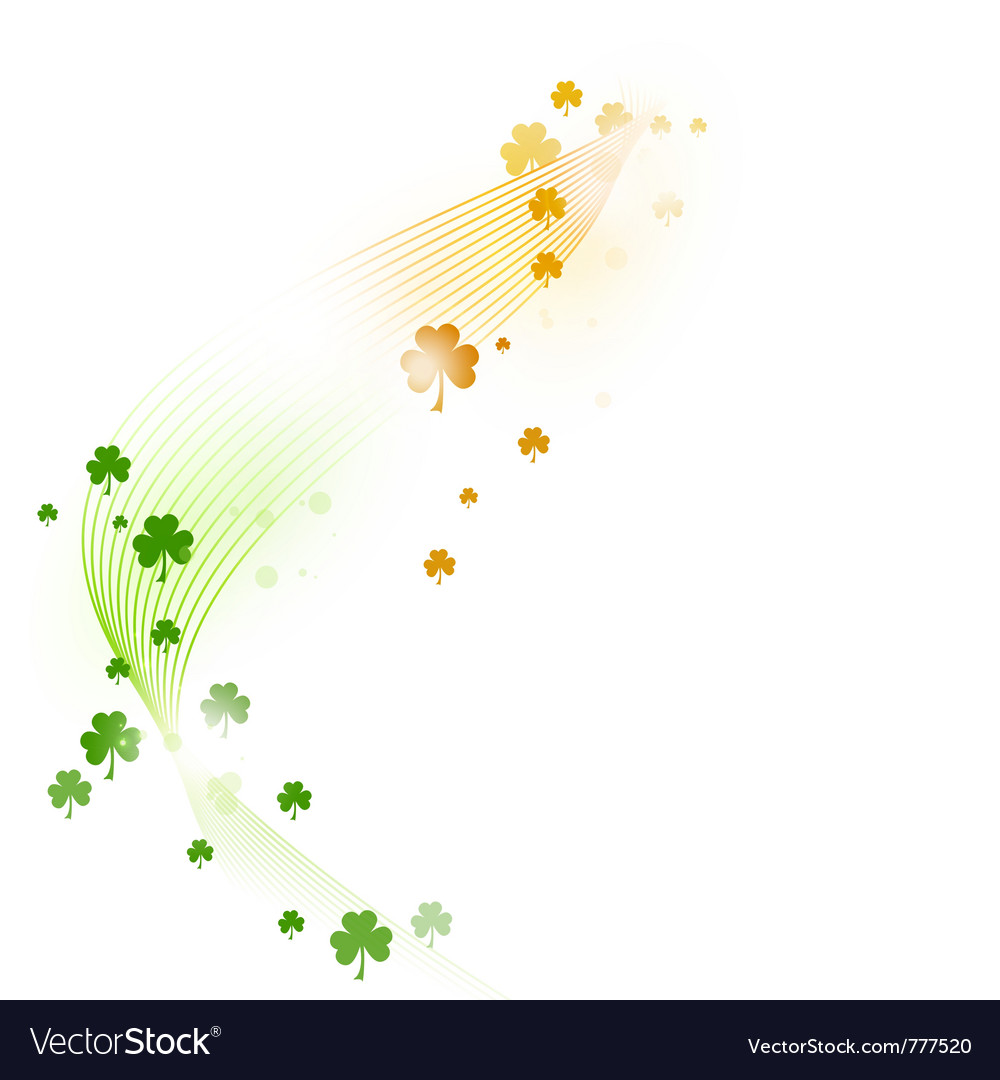 Irish Shamrock Wave Pattern
