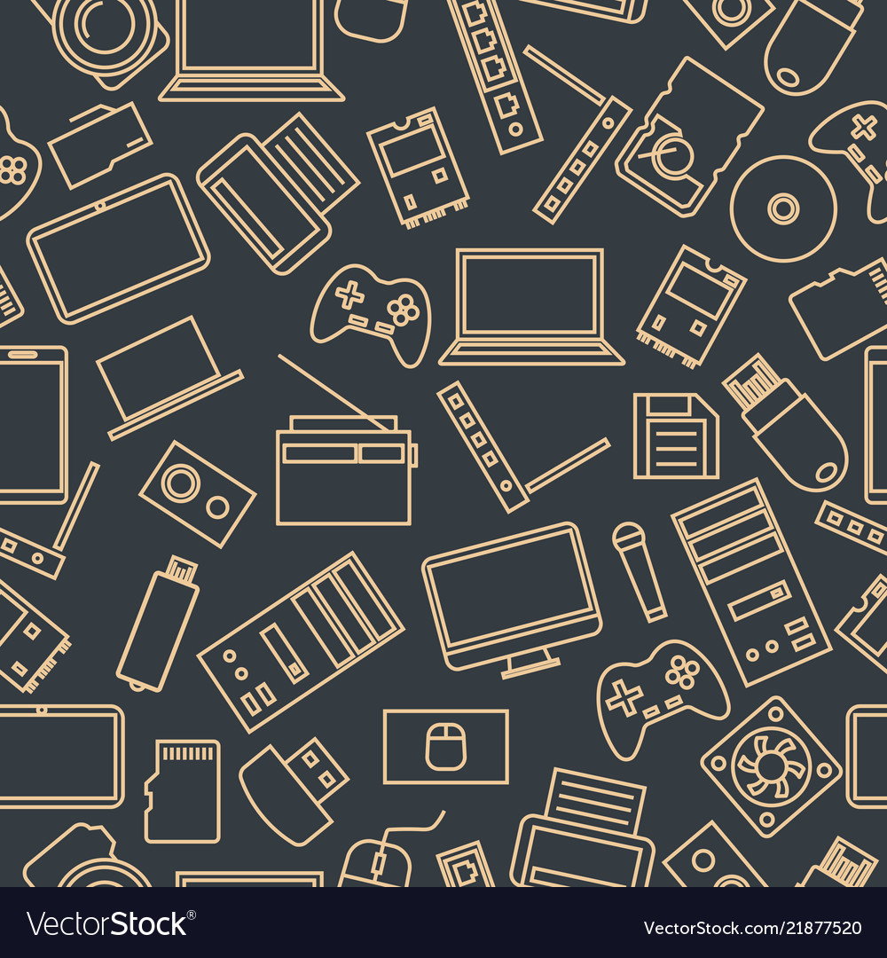 Seamless pattern from a set of computer