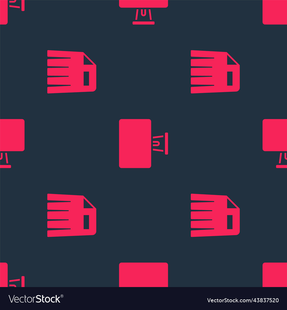 Set paper shredder and computer monitor vector image Set paper shredder and computer monitor