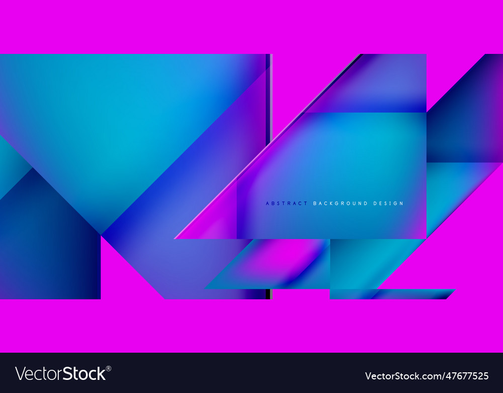Dynamic triangle design with fluid gradient colors Vector Image Dynamic triangle design with fluid gradient colors