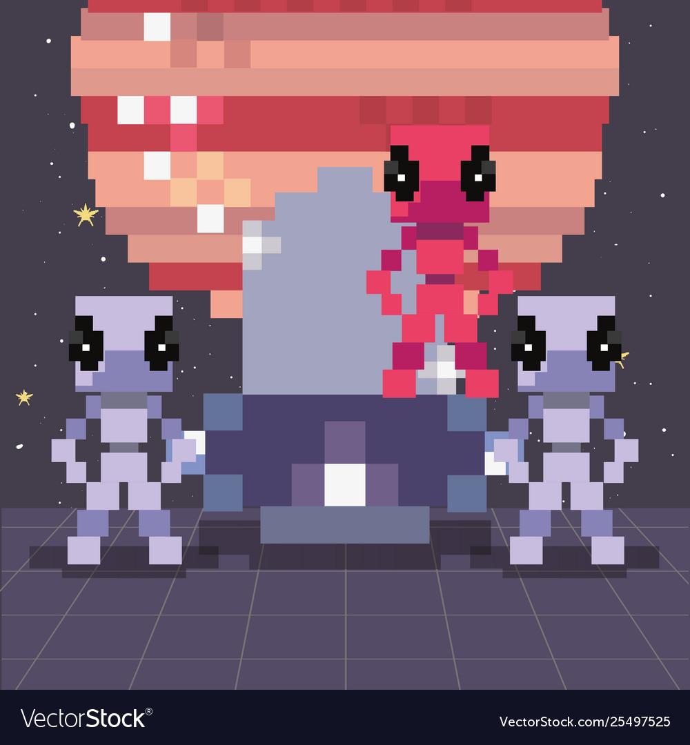 Invader video game retro