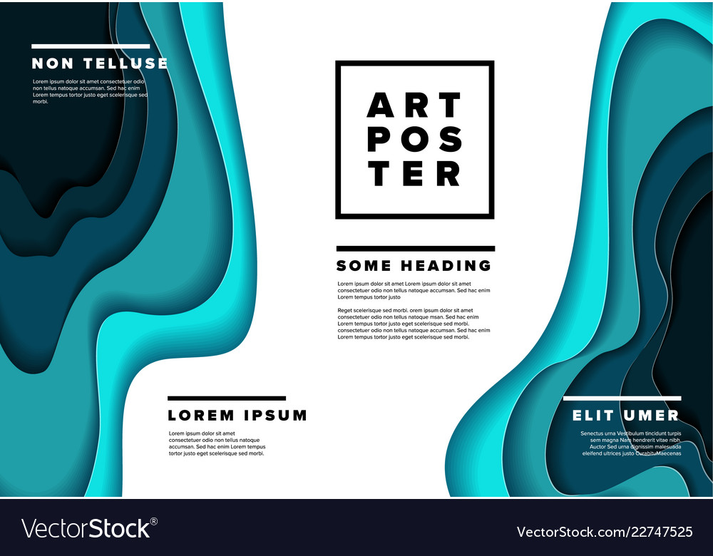 Modern poster flyer template