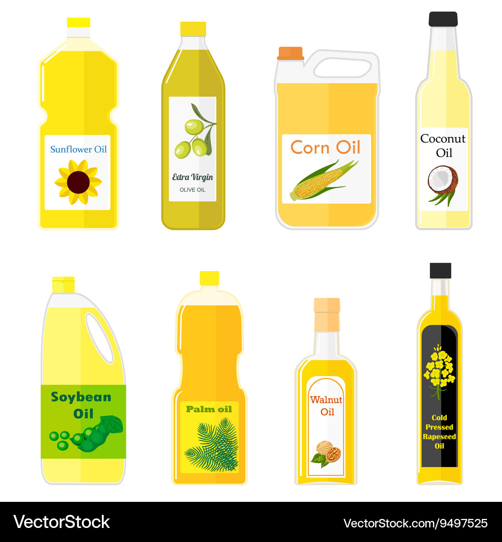 Oil for frying Royalty Free Vector Image - VectorStock