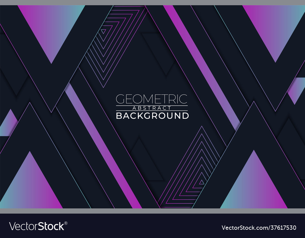 Abstract geometric diagonal overlapped triangle