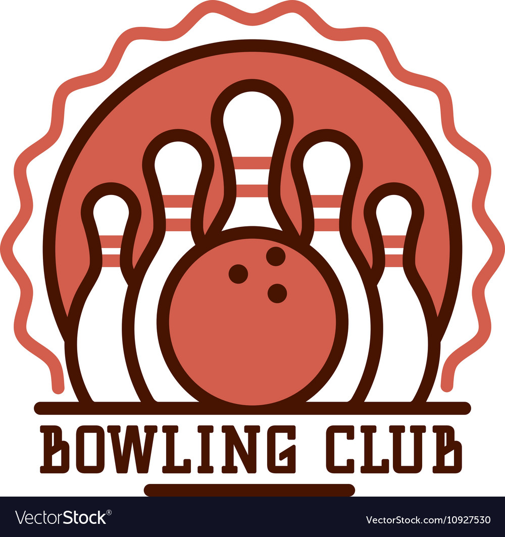 Bowling logo emblems