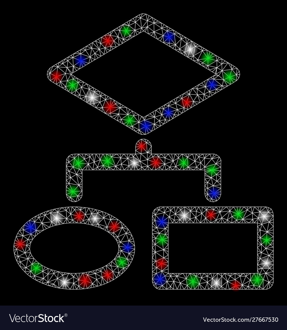 Bright mesh carcass algorithm with flare spots