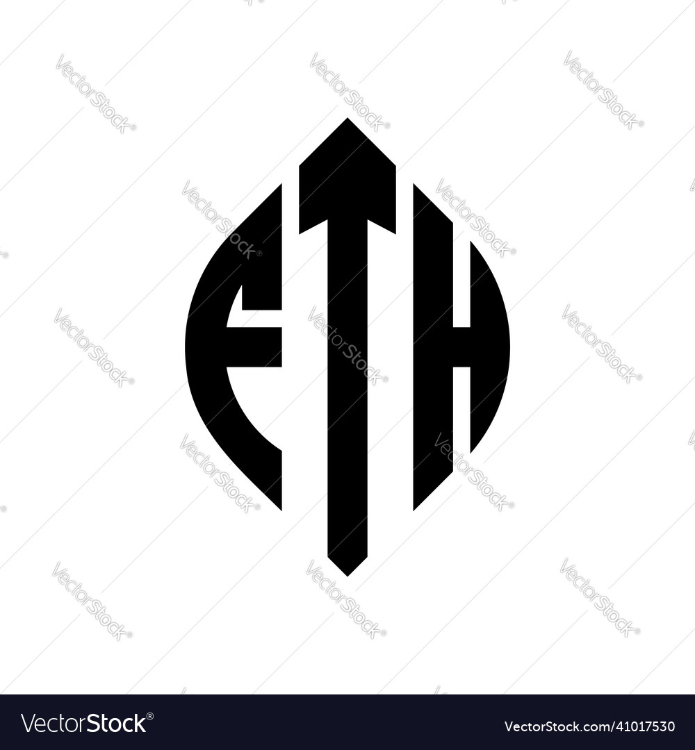Fth circle letter logo design