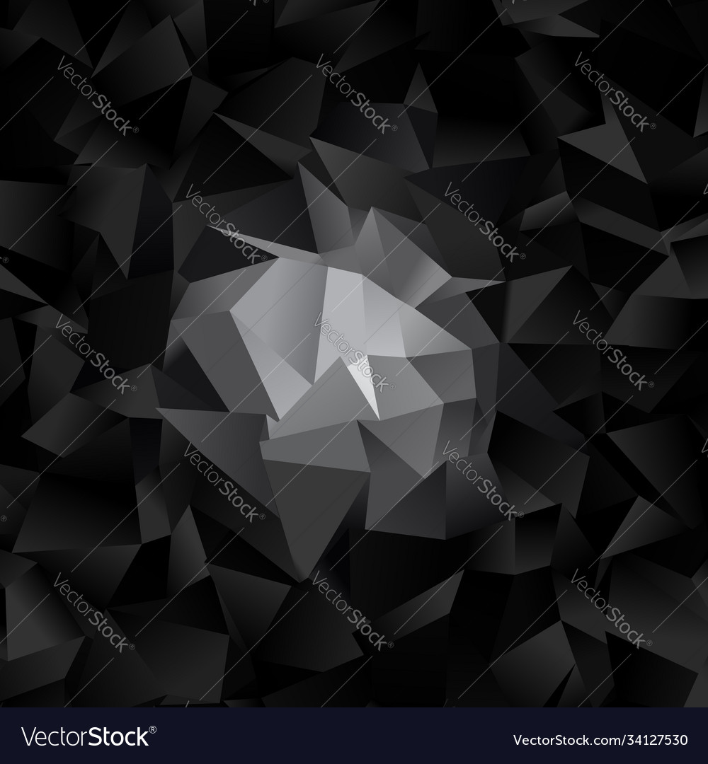 Low poly triangular triangles background shatter vector image Low poly triangular triangles background shatter