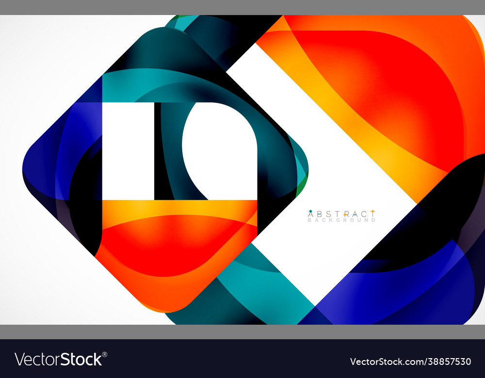 Minimal background abstract square shape vector image Minimal background abstract square shape