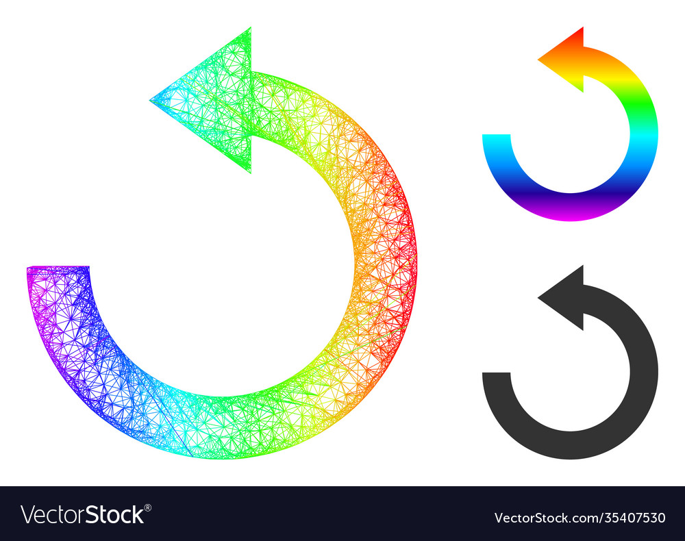 Spectral net gradient rotate left icon